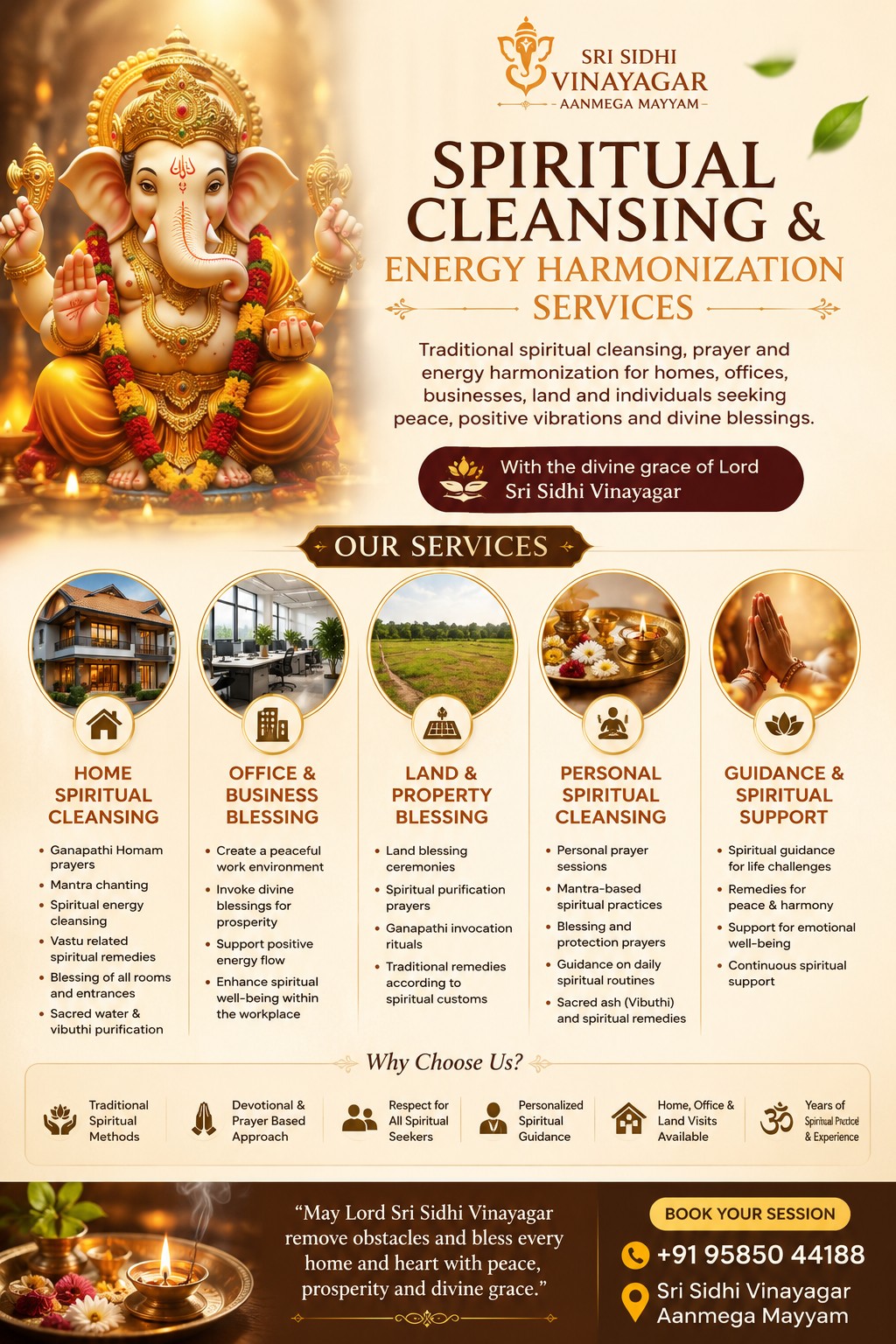 Spiritual Cleansing & Energy Harmonization Services
